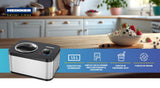 Aparat de făcut înghețată HEINNER SweetFreeze HICM-DW154SSBK