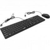 Kit Tastatura+Mouse Genius SlimStar C126, cu fir, negru