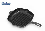 TIGAIE GRILL FONTA EMAILATA  26.5 X 4.5 CM, MARBLE GREY, COOKING BY HEINNER