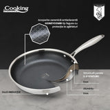 TIGAIE INOX IN 3 STRATURI 24X4.5 CM, TITANIUM3, COOKING BY HEINNER