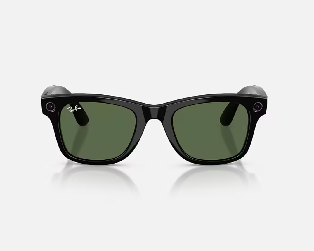 ORW4012 META WAYFARER High Bridge Fit - Shiny Black - Graphite Green Transitions® Gen 2