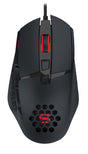 Mouse gaming Serioux Tobis, Senzor Sunplus 192, 1000-6400 DPI, switch HUANO, pana la 20 milioane de click-uri, 8 Butoane, 3 moduri de iluminare RGB, cablu USB 1.5M, plug and play, compatibil cu Windows 2000/XP/9X/VISTA/7/8/10