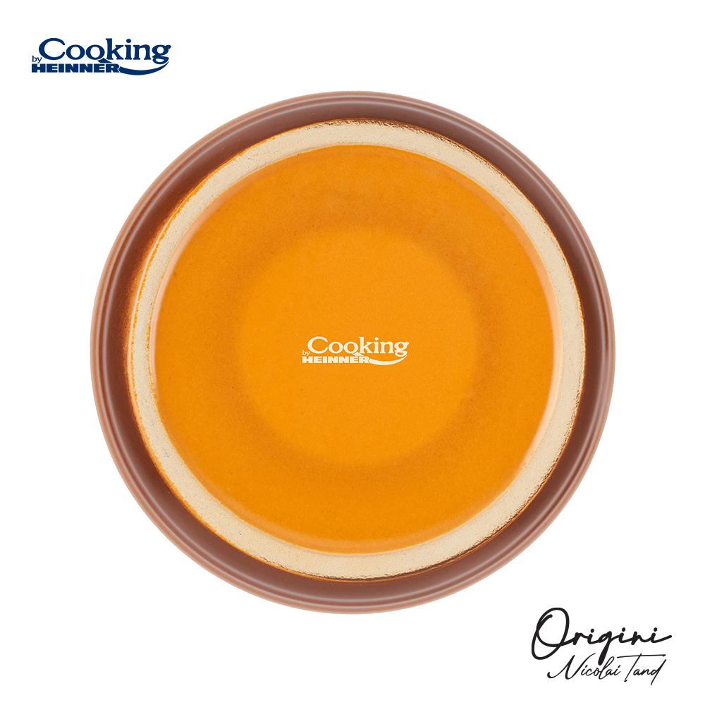 OALA CERAMICA CU CAPAC, 14.5x16 CM, 3 L, NICOLAI TAND, ORIGINI, COOKING BY HEINNER