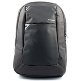 Rucsac laptop Targus Intellect, pentru laptopuri de 15.6", capacitate 16 litri, material poliester, dimensiuni: 30.5 x 11 x 42.5 cm, greutate 0.47 kg, negru/gri