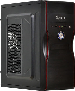 Carcasa Spacer New Mercury, ATX, MidTower NEGRU