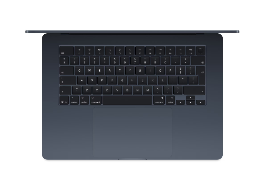MacBook Air 15.3" Retina/Apple M4 (CPU 10- core, GPU 10- core, NeuralEngine 16- core)/16GB/1TB - midnight - INT KB (2025)  (cto from  MW1M3RO/A)