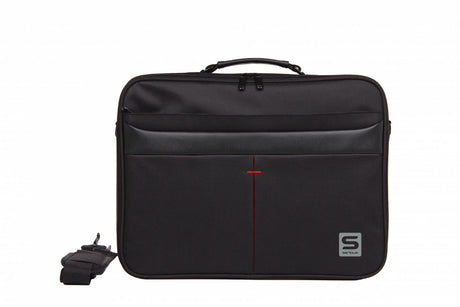 Geanta notebook Serioux, SRX-8444, dimensiuni 40 x 30 x 6 cm, compartiment laptop: max 15.6", bretea spate pentru prindere troller, curea de umar ajustabila, material poliester