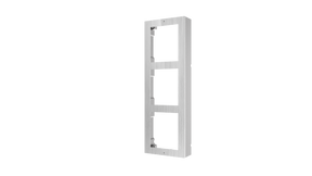 Panou frontal pentru 3 module videointerfon modular Hikvision DS-KD- ACW3/S; permite conectarea a 3 module de videointerfon modular; montare aplicata; materia otel inoxidabil; dimensiuni: 320.8mm x 107mm x 4mm;