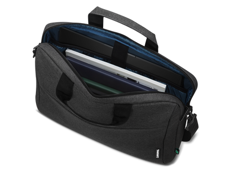 Geanta laptop Lenovo Topload T210 (ECO), 16", Negru, Functii: Rezistenta la apa, Tip inchidere: Fermoar, Material: Poliester, Dimendiuni (Lungime x Inaltime x Adancime): 390mm x 55mm x 275mm, Greutate: 0.456 Kg