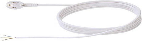 Cordon prelungitor H05VV-F 3G1, 3m, Alb