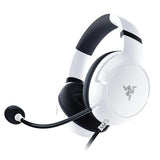 Casti Razer Blackshark V2  HyperSpeed cu fir, frecventa 12 Hz – 28 kHz, sensibilitate 100 dB, izolare fonica pasiva, frecventa de raspuns microfon: 100 Hz – 10 kHz, autonomie baterie pana la 70 ore, interfata jack 3.5 mm, alb