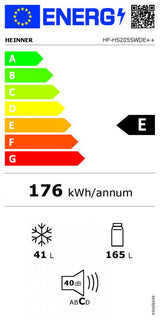 FRIGIDER CU DOUA USI HEINNER HF-HS205SWDE++