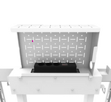 Stand motorizat Neomounts by Newstar WL55-875WH1 100" 110kg VESA 800x600mm, ajustabil pe inaltime 98-163cm, alb