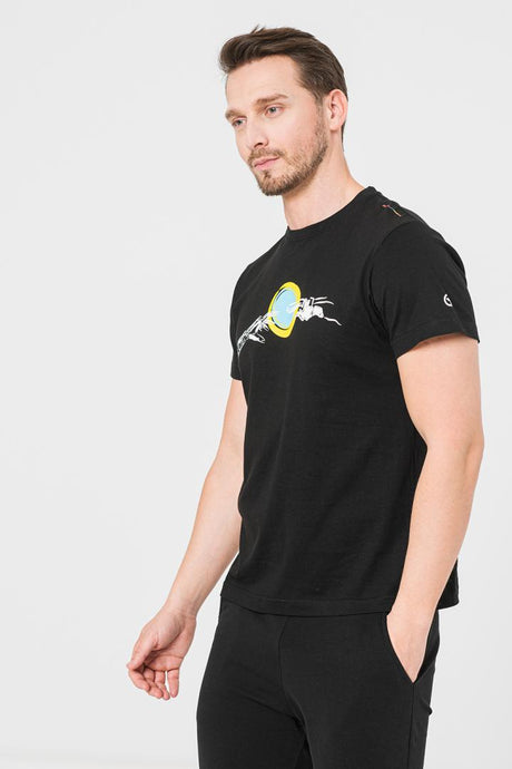 TRICOU CASUAL MANA BICICLETA BARBATI BLACK-L