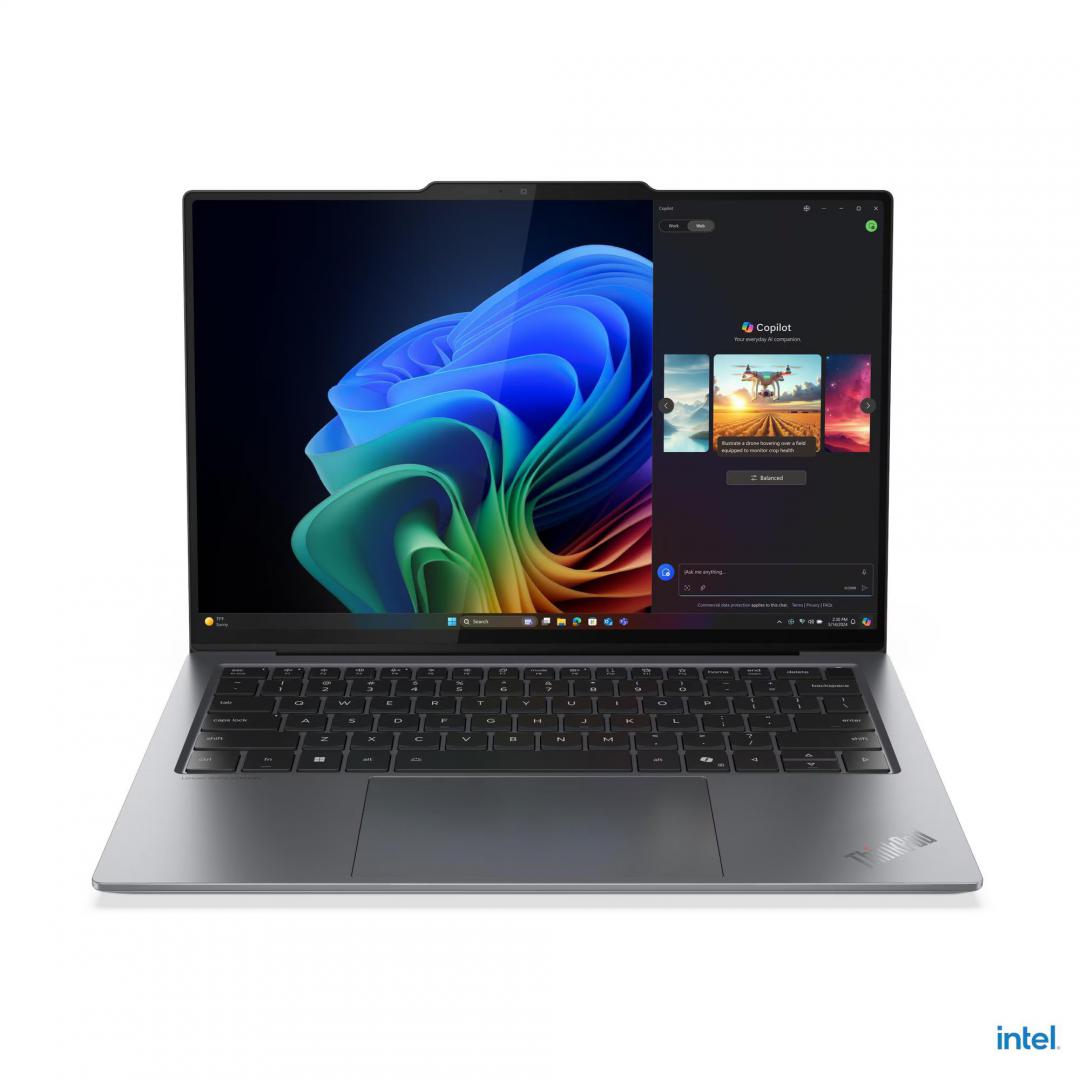 Notebook Business Lenovo ThinkPad X9-14 Gen 1 Aura Edition, cu procesor Intel Core Ultra 7 258V, 14'' OLED, 32 GB LPDDR5x, 1 TB, Intel Arc 140V, Windows 11 Pro