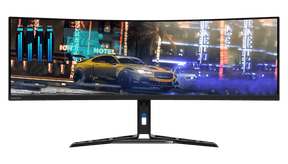 Monitor Gaming Lenovo Legion R45w-30, 44.5", 5120x1440, 165Hz , pivot, 2x HDMI® 2.1, 1x DP 1.4, 1x USB-C, AMD FreeSync™ Premium Pro