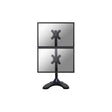 Suport Monitor de Birou Dual, Neomounts by Newstar FPMA-D700DDV, 10" - 27", VESA 100x100, suporta pana la 6kg, negru