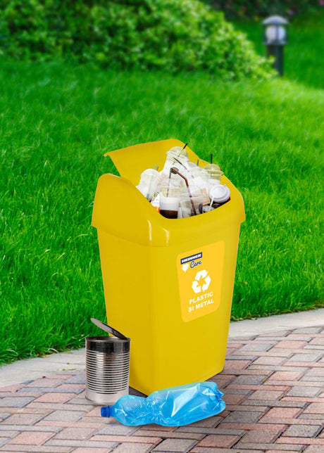 COS GUNOI CAPAC BATANT, RECICLARE ECO 35 L, GALBEN , HEINNER CARE