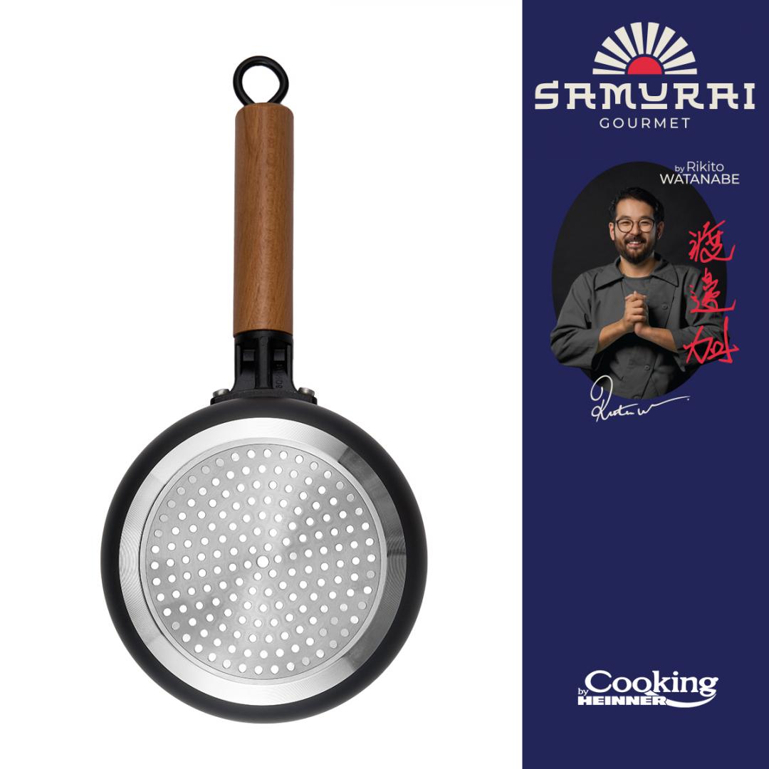 CASEROLA ALUMINIU + CAPAC 16X7.5CM, 1.4L, RIKITO WATANABE, COOKING BY HEINNER
