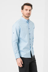 CAMASA CASUAL BARBATI LIGHT BLUE XXL