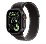 Apple Watch Ultra 3 GPS + Cellular 49mm Black Titanium Case with Black/Charcoal Trail Loop - S/M