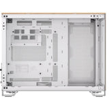 Carcasa CORSAIR 2500X Micro ATX Dual Chamber White/Bamboo Wood