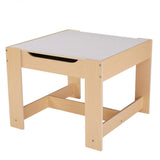 Set masuta si 2 scaune , lemn natur, U-Grow