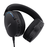 Casti gaming Trust GXT 491P Fayzo cu fir, interfata USB 2.0, frecventa de raspuns 20 Hz - 20.000 Hz, sensivitate 100 dB, negru