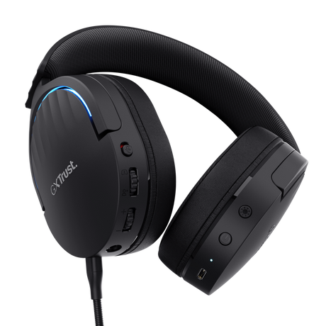 Casti gaming Trust GXT 491P Fayzo cu fir, interfata USB 2.0, frecventa de raspuns 20 Hz - 20.000 Hz, sensivitate 100 dB, negru