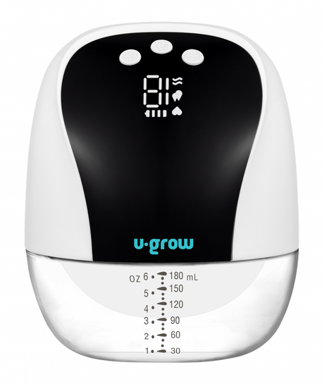 Pompa de san electrica si portabila,10 niveluri de extragere, 5 niveluri de masaj, display LED, functie de memorie, capacitate 180ml, U-Grow