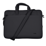 Kit Geanta de laptop Trust Bologna pentru laptop-uri cu diagonala de pana la 16", mouse Trust wireless, negru