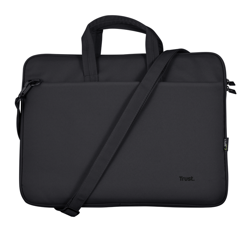 Kit Geanta de laptop Trust Bologna pentru laptop-uri cu diagonala de pana la 16", mouse Trust wireless, negru