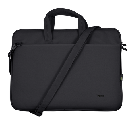 Kit Geanta de laptop Trust Bologna pentru laptop-uri cu diagonala de pana la 16", mouse Trust wireless, negru