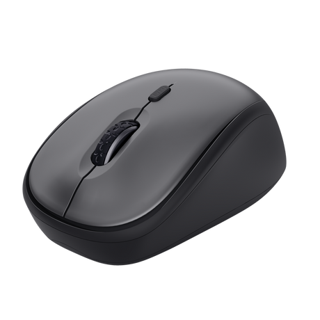Mouse Wireless Trust Yvi+ Silent Wireless, 1600 dpi, negru