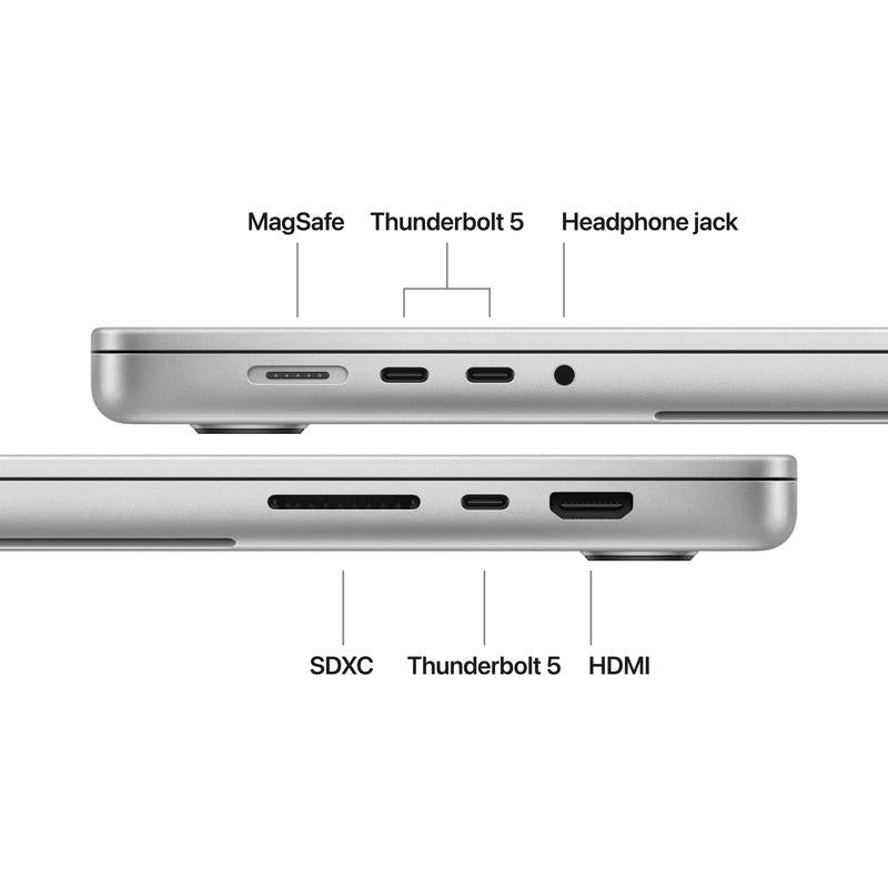 MacBook Pro 16.2"/Apple M5 Max (CPU 18-core, GPU 40-core, Neural Engine 16-core)/128GB/2TB - Silver - INT KB (Nano Texture Display, No Adapter) - 2026 (CTO from MGE94RO/A)