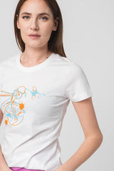 TSHIRT CASUAL F BICICLETA COLOR WHITE-L