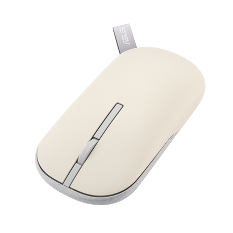 MD100 MOUSE PUR BT 5.0 + RF 2.4GHZ 90XB07A0-BMU010,Weight:0.22 Oat Milk Color for WW, with Green Tea Latte cover included, Dimensions: 107mm (L) x 60mm (W)x 27,8mm (H), Weight: 56g,