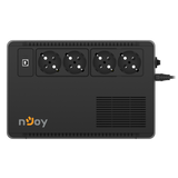 UPS nJoy Soter 600, 600VA/ 360W, 4 Prize Schuko cu protectie