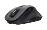 Mouse Trust Fyda ergonomic, reincarcabil, wireless RF 2.4GHz, USB2.0, 6 butoane, rezolutie 2400 DPI, negru
