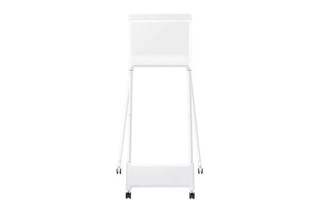 Stand mobil de podea Samsung, compatibil Samsung Flip 55", rotatie 90°, VESA 400x400, dimensiuni 835x1631.1x850.6mm, alb, garantie 3 ani