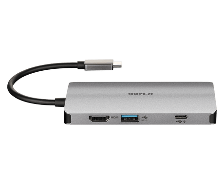 Hub USB DLINK DUB-M810, 8 porturi 3.0, gri