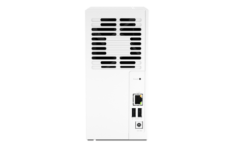 NAS QNAP 233 2-Bay, CPU ARM 2.0GHz Quad core, RAM 2GB, HDD 2.5"/3.5" SATA 6Gbps (neincluse), LAN: 1 GigaLan, USB3.2 Gen1: 1 USB2.0: 1, tower, adaptor alimentare, garantie 2 ani