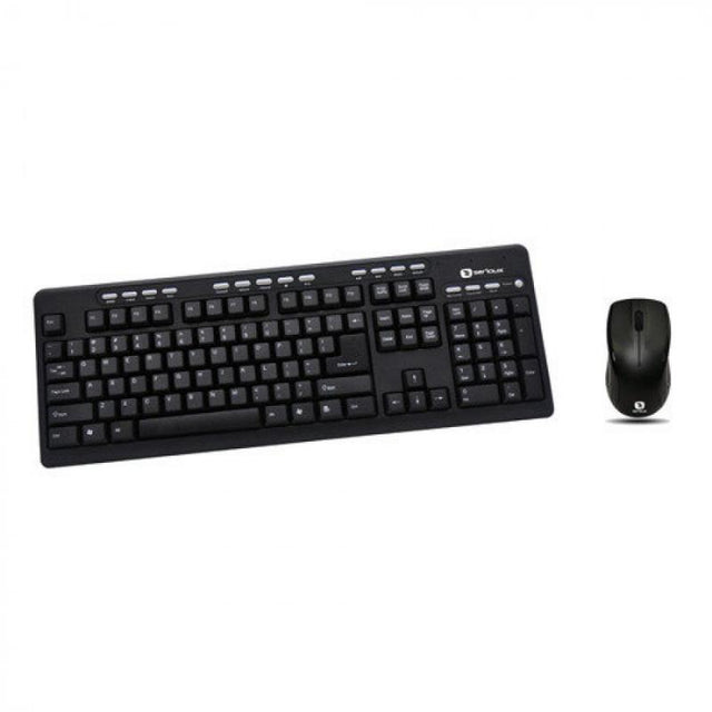 Kit tastatura + mouse Serioux MKM5500, cu fir, multimedia, negru, USB