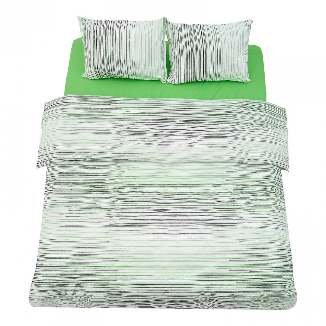 Set de pat,cearceaf cu elastic180x200,Mils