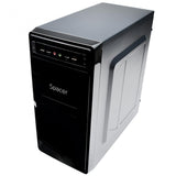 Carcasa Spacer Moon, ATX, Mid Tower NEGRU