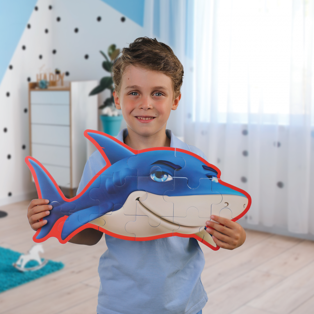 PUZZLE DIN SPUMA EVA, MEGA, 15 PIESE, PUEDO