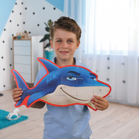 PUZZLE DIN SPUMA EVA, MEGA, 15 PIESE, PUEDO