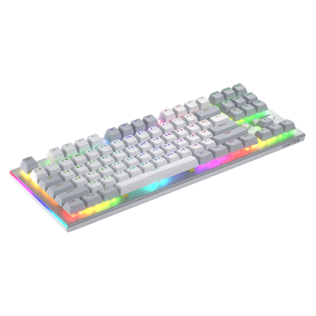 Tastatura Mecanica Gaming HATOR Gravity TKL, RGB, USB, Alb