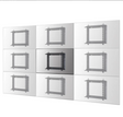 Suport Neomounts pentru Video wall, 42"-70", 35kg, VESA min. 200x200 mm, VESA max. 600x400 mm, negru