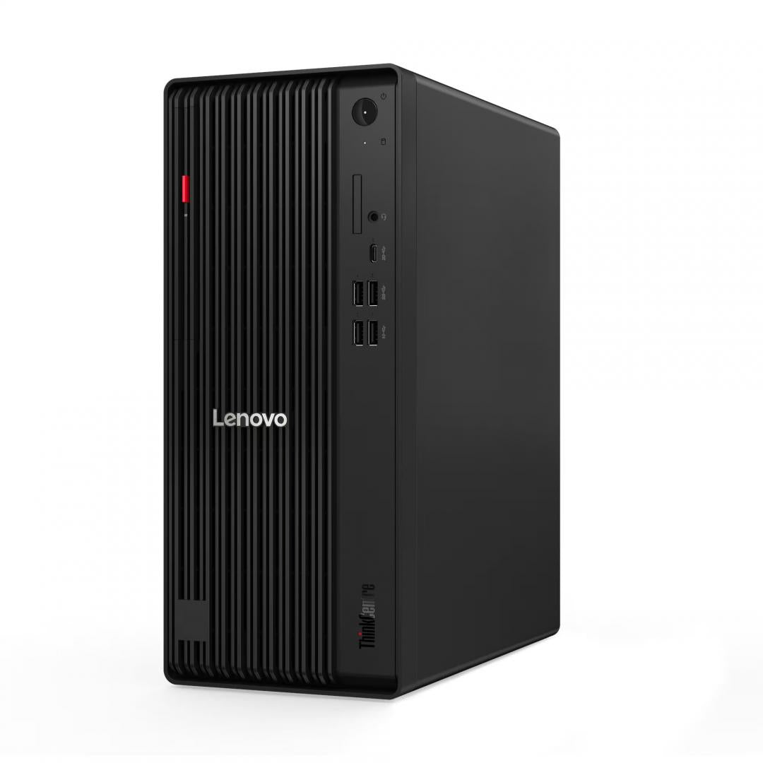 Desktop Business Lenovo ThinkCentre M70t Gen 6 Tower cu procesor Intel Core Ultra 5 235 pana la 5.0 GHz, 16GB DDR5, 1TB SSD, NVIDIA GeForce RTX 5050 8GB GDDR6, Windows 11 Pro, Black, 3 ani garantie